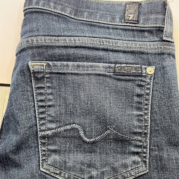 7 For All Mankind Gwenevere Mid Rise Skinny Size 26 - Picture 13 of 16